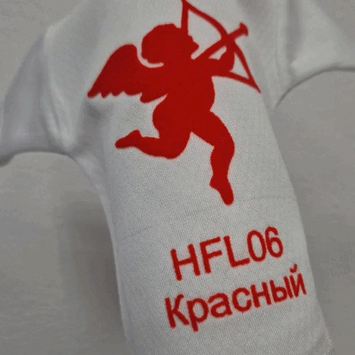Термопленка Флок Красный 50х200см
